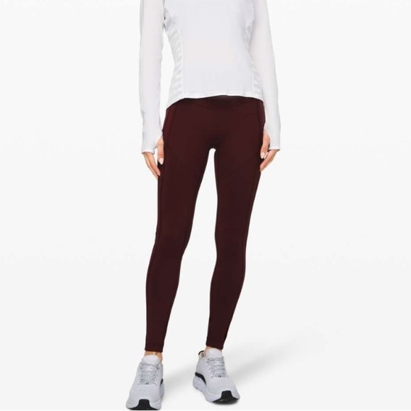 Sz2 Lululemon All The Right Places Pant II in Garnet VGUC - Picture 3 of 11
